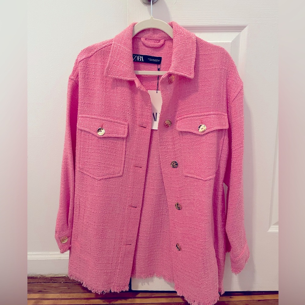 ZARA PINK JACKET (new with tags)